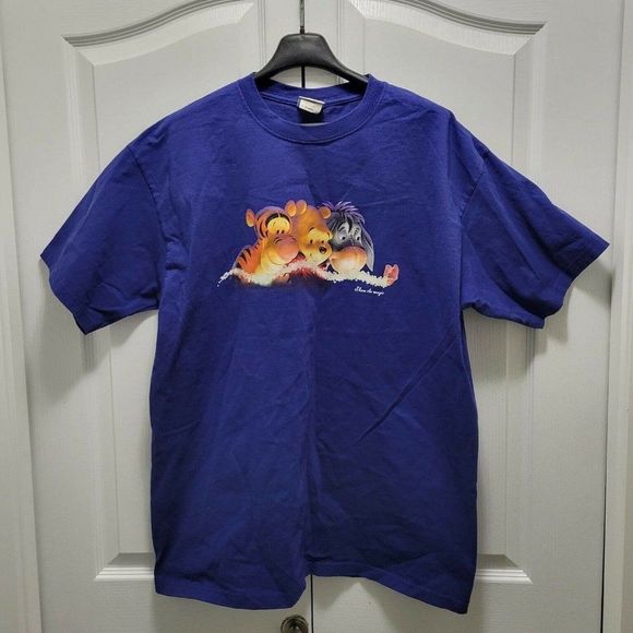 Vintage Disney Winnie The Pooh Eeyore Share The Magic T-shirt Women's Tee XL - Picture 1 of 12